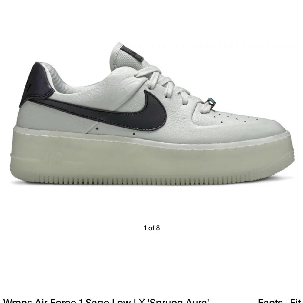 Nike Womens AF1 Sage Low LX Spruce Aura